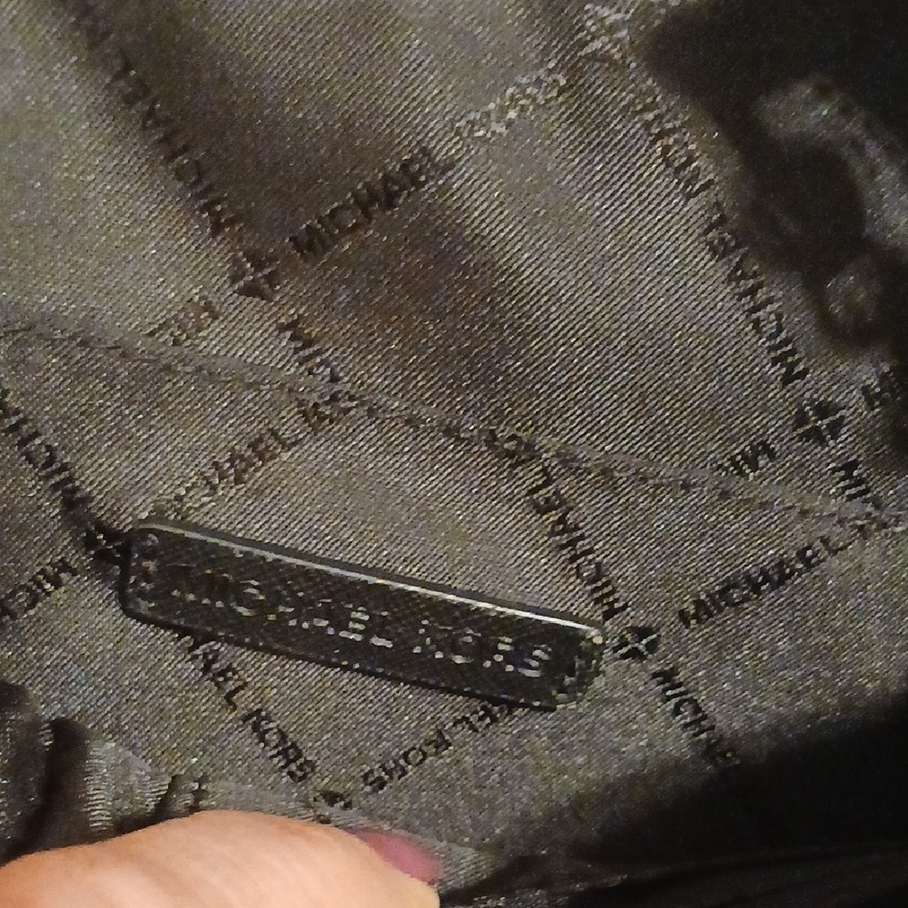 Michael Kors Gray and Black Messenger Bag - Picture 7 of 15